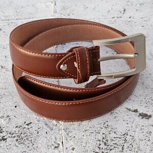 Handmade Belt Brown Genuine Leather Waistband Men Belt Size 42 120cm NEW